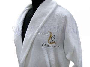 Изготовление вышивки на махровом халате