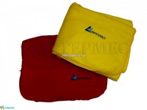 Вышивка на пледе из флиса