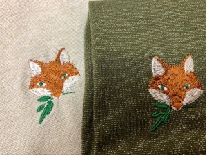 машинная вышивка на крое