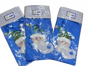 Машинная вышивка на мешочке для подарка