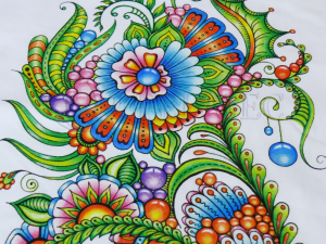 Яркая dtf печать на футболке