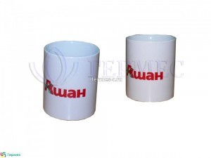 нанесение на кружки логотипа