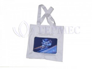 промо сумка с сублимационной печатью на шевроне