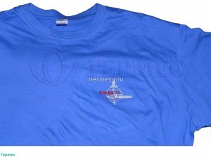 Вышивка на футболке