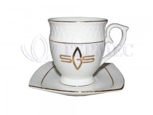 Чайная пара с золотой печатью