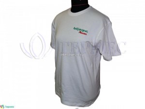 трафаретная печать на футболке