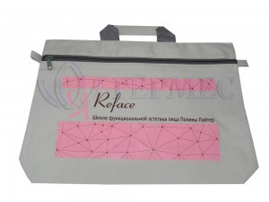 нанесение логотипа на сумке