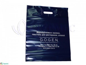 пакет с логотипом