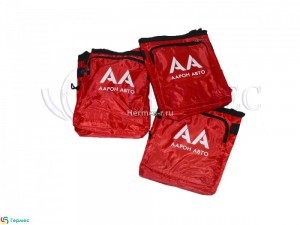 нанесение логотипа на сумках для обуви