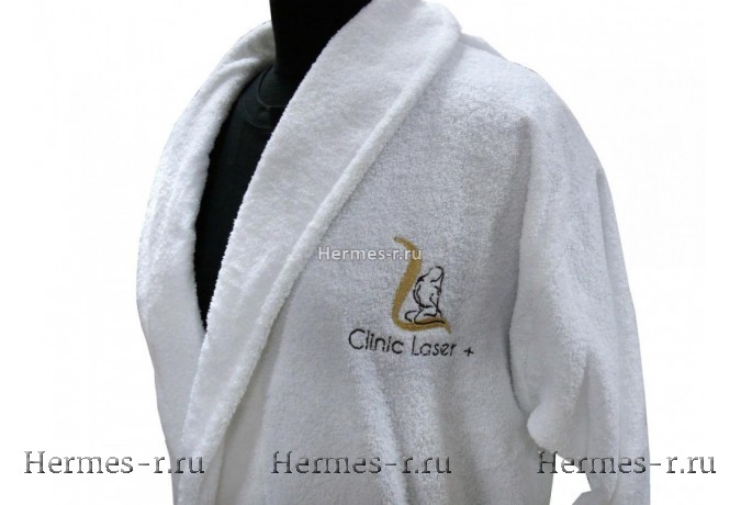 Изготовление вышивки на махровом халате