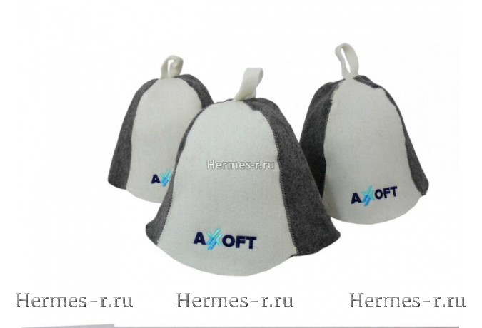 Вышивка на шапках для бани и сауны