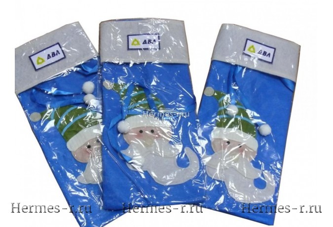 Машинная вышивка на мешочке для подарка