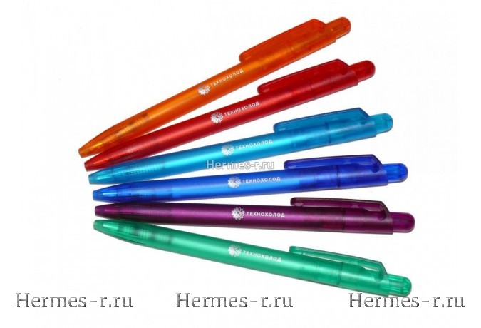 тампопечать в один цвет на ручках